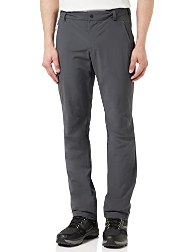 Schöffel Herren Pants Folkstone, leichte Wanderhose mit Stretch-Material, robuste Outdoor Hose mit sportlichem Schnitt, asphalt, 27 von Schöffel