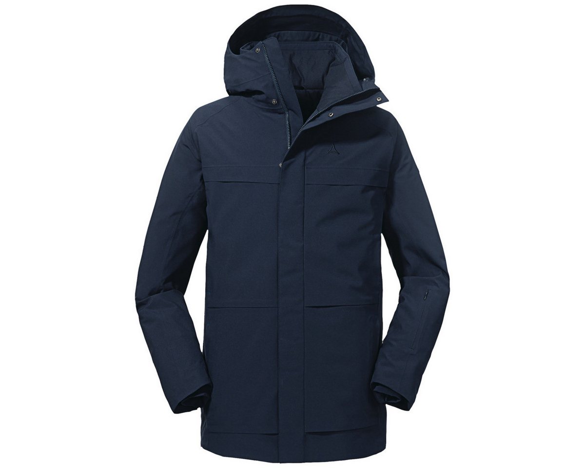 Schöffel Parka Shoredrive Herren Winterjacke, Wintermantel, Regenmantel, Kapuzenjacke, Funktionsjacke von Schöffel