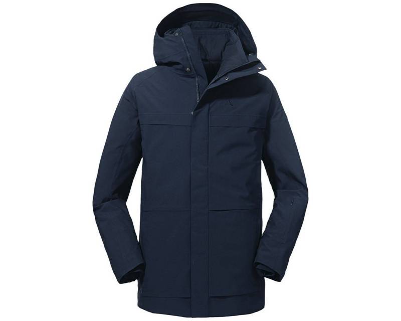 Schöffel Parka Shoredrive Herren Winterjacke, Wintermantel, Regenmantel, Kapuzenjacke, Funktionsjacke von Schöffel