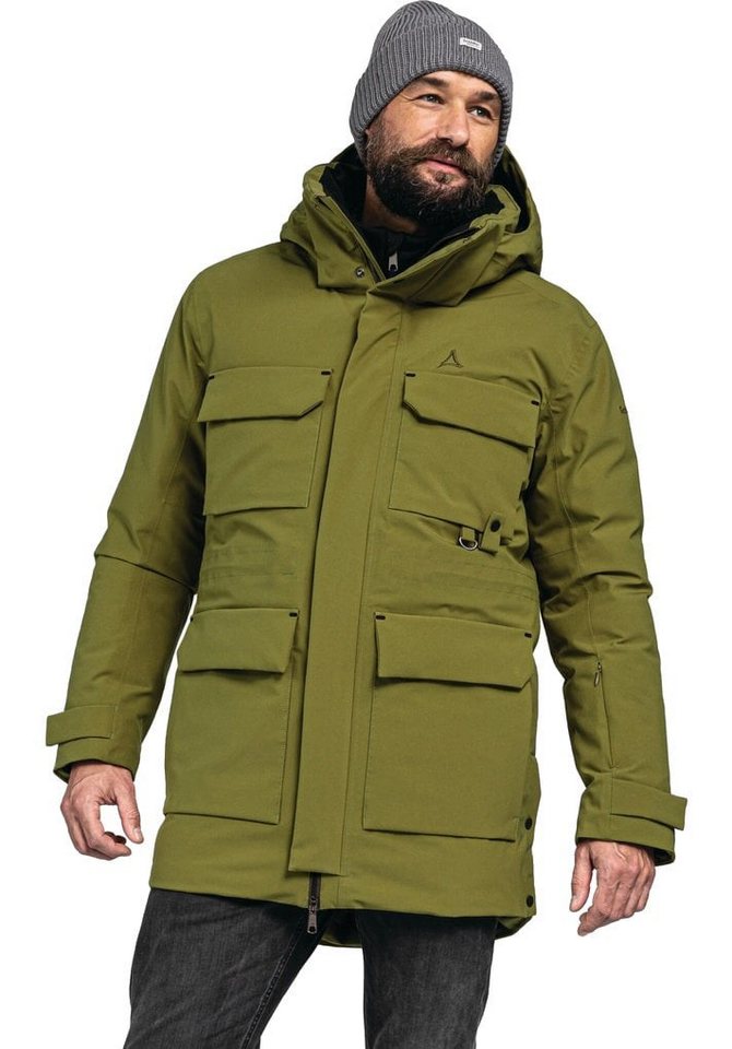 Schöffel Parka Winter-Daunenparka Ridgeland (wind- und wasserdicht, leicht) grün von Schöffel