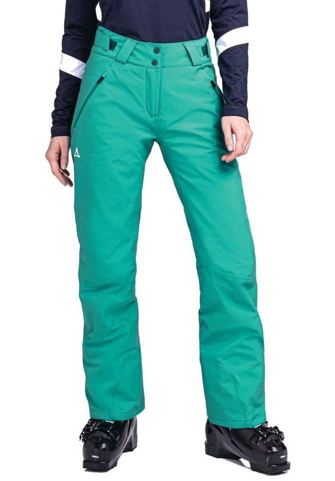 Schöffel Skihose Weissach Pant (4-Wege-Stretch, wasserdicht, hoher Tragekomfort) grün von Schöffel