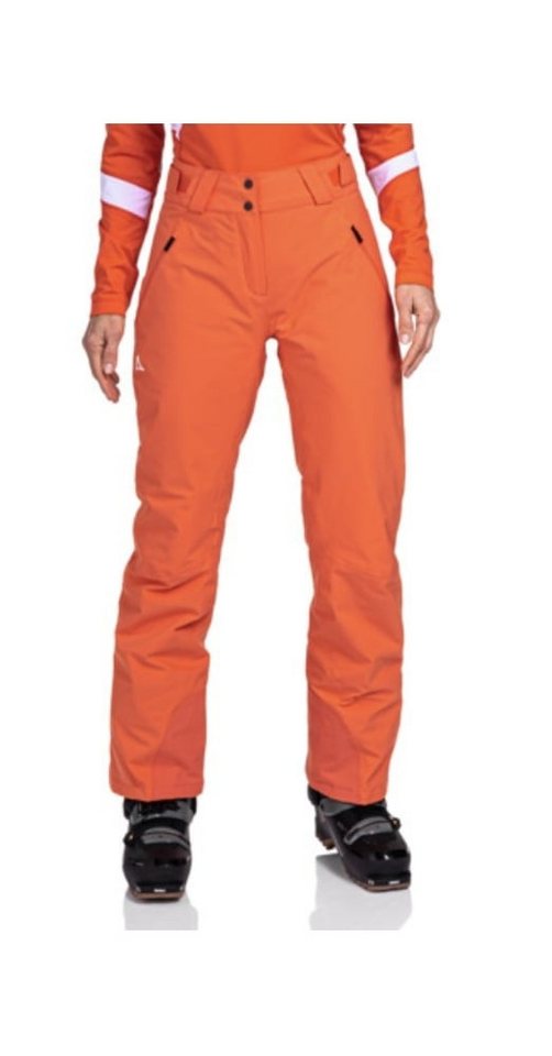 Schöffel Skihose Weissach Pant (4-Wege-Stretch, wasserdicht, hoher Tragekomfort) orange von Schöffel