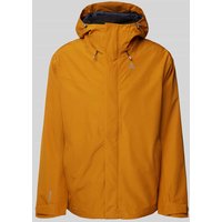 Schöffel Softshell-Jacke mit Label-Print Modell 'OKERE' in Gelb, Größe 52 von Schöffel