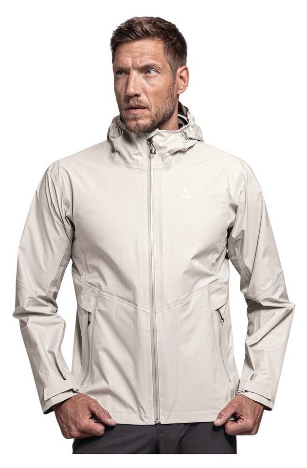 Schöffel Softshelljacke Begoro 3-Lagen (Hardshell, winddicht, wasserdicht) grau Herren von Schöffel