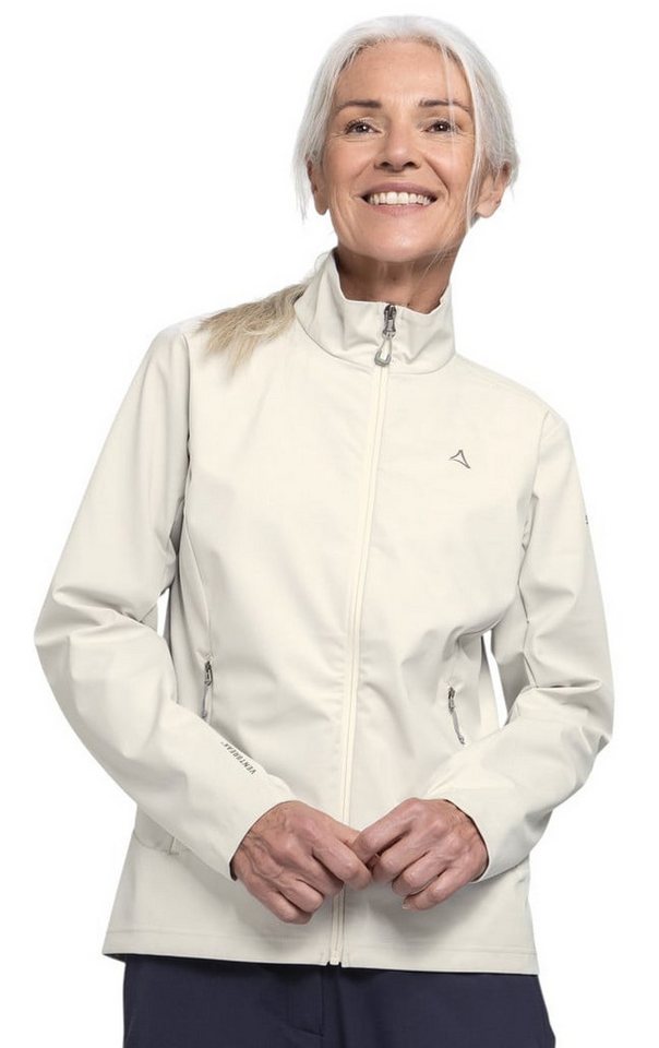 Schöffel Softshelljacke Hiking Style Mirusha WMS (wasserabweisend, atmungsaktiv) natur/weiss von Schöffel