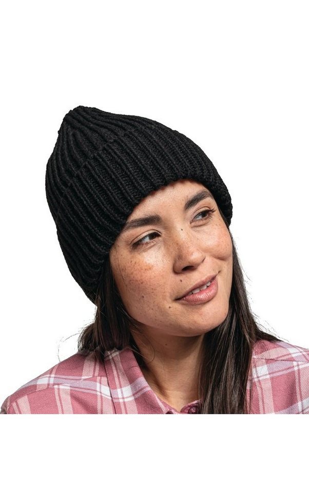 Schöffel Strickmütze Medford Knitted Hat (Rippenstruktur) schwarz - 1 Stück von Schöffel
