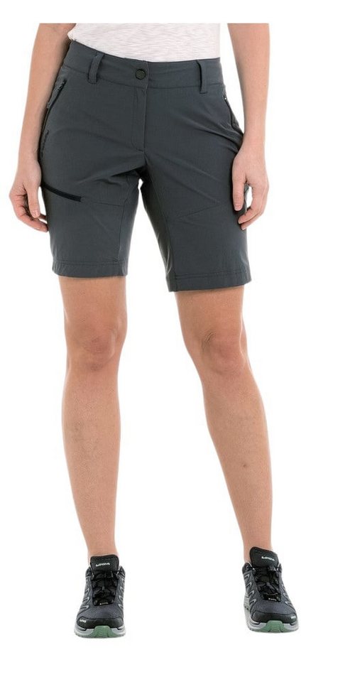 Schöffel Trekkinghose Wanderhose Toblach2 Shorts (hoher Tragekomfort) kurz asphaltgrau Damen von Schöffel