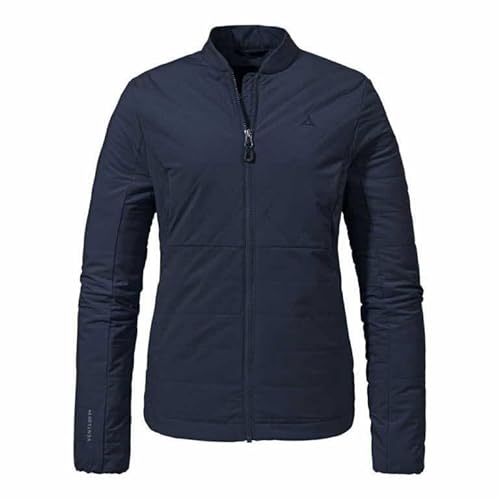 Schöffel W Insulation Jacket Bozen Blau - Wärmende winddichte Damen Isolationsjacke, Größe 42 - Farbe Navy Blazer von Schöffel