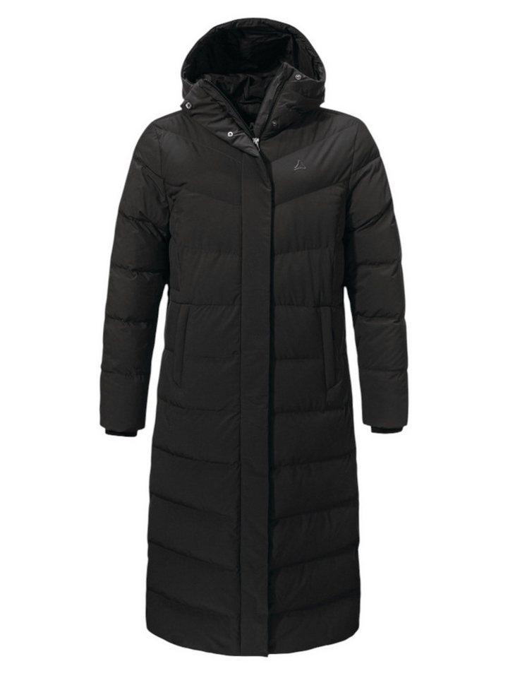 Schöffel Daunenmantel Urban Down Style Vindave (wärmend dank Daunenfüllung) schwarz Damen von Schöffel