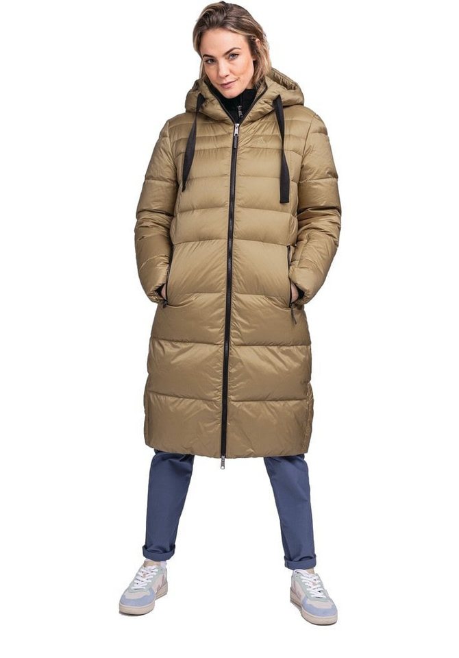 Schöffel Wintermantel Kenosha (Daunenmantel, winddicht, wasserabweisend) beigebraun Damen von Schöffel