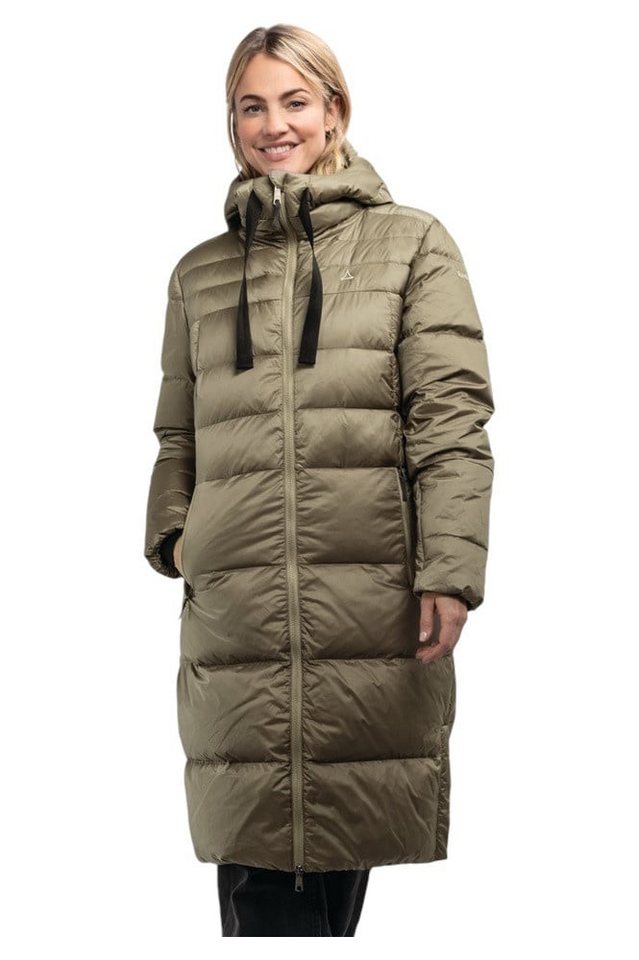 Schöffel Wintermantel Kenosha (Daunenmantel, winddicht, wasserabweisend) braun Damen von Schöffel