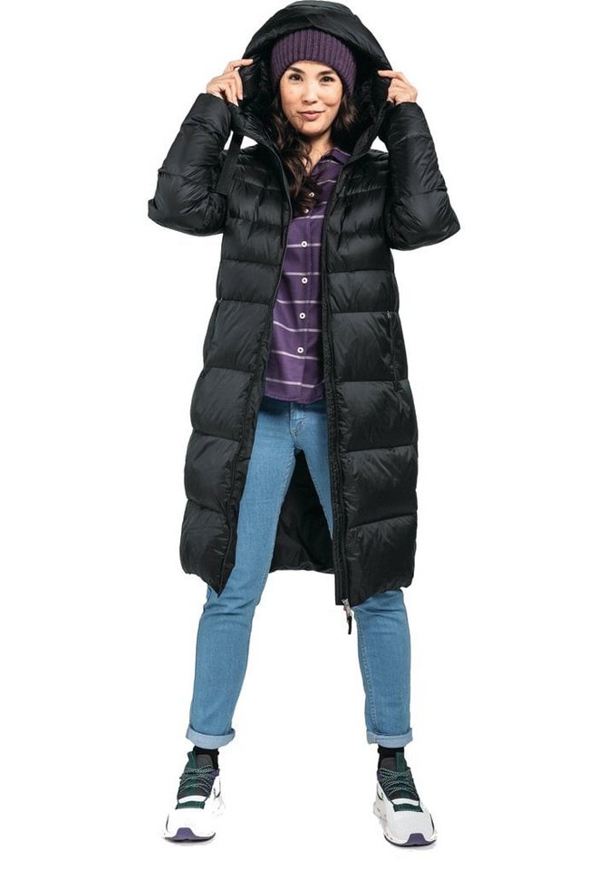 Schöffel Wintermantel Kenosha (Daunenmantel, winddicht, wasserabweisend) schwarz Damen von Schöffel