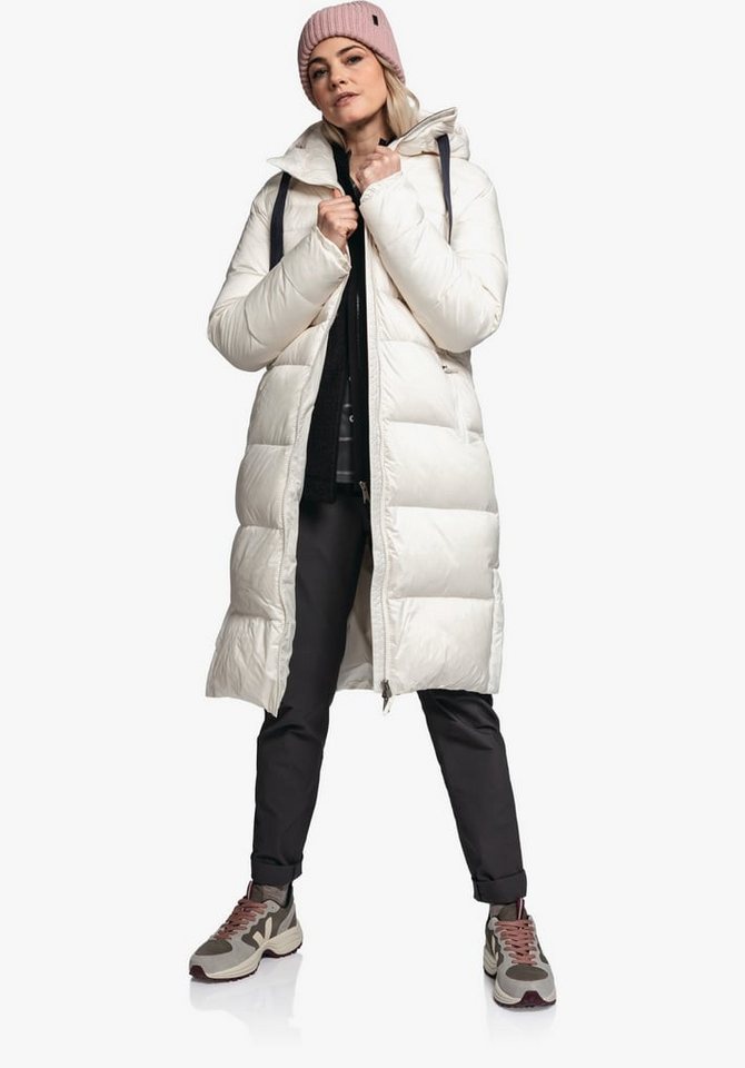 Schöffel Wintermantel Kenosha (Daunenmantel, winddicht, wasserabweisend) weiss Damen von Schöffel