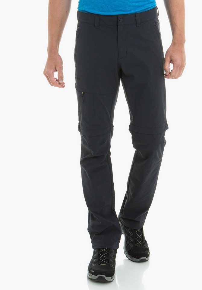 Schöffel Zip-off-Hose Pants Koper1 Zip Off CS Funktionshose, Wanderhose, Trekkinghose kühlender Effekt auf der Haut und vermindert die Geruchsbildung von Schöffel