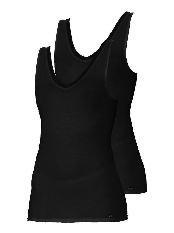 Schöller Achseltop 2er Pack Damen Achseltop Baumwolle-Elasthan (Packung, 2-St) - von Schöller