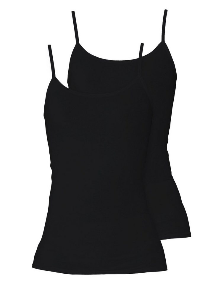 Schöller Achseltop 2er Pack Damen Unterhemd Baumwolle-Elasthan (Packung, 2-St) - von Schöller