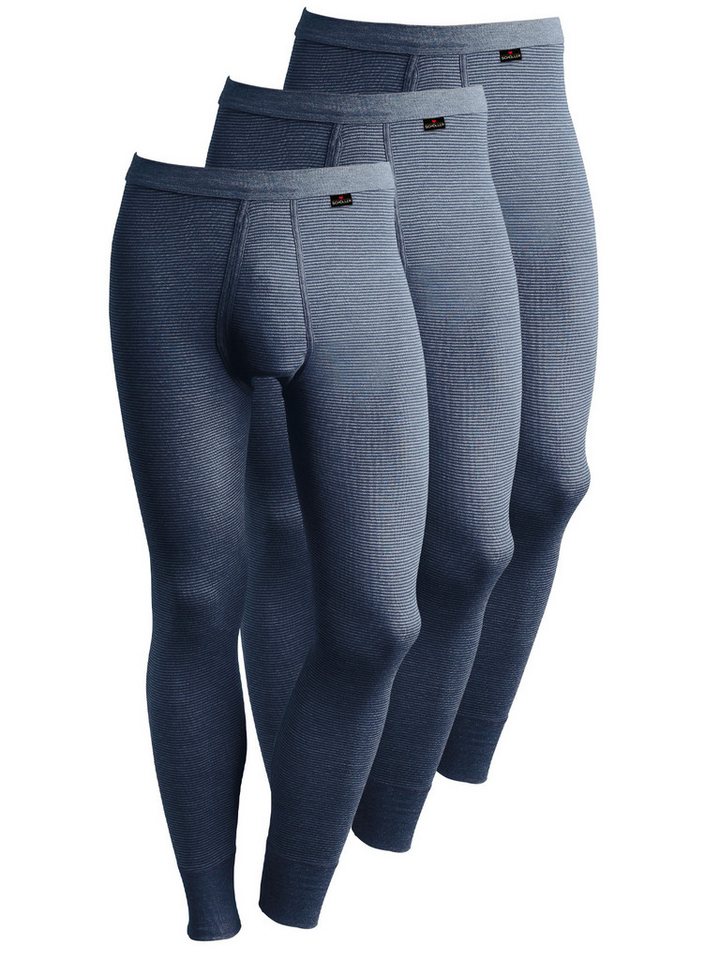 Schöller Lange Unterhose 3er Pack lange Herren Unterhose Funktionswäsche (Packung, 3-St) - von Schöller