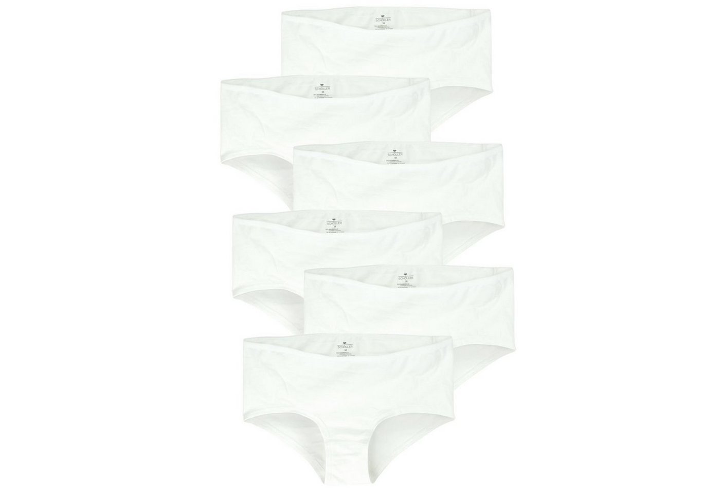 Schöller Slip (6-St) mit komfortablem schmalen Bündchen, flache Nähte, im 6er Pack von Schöller