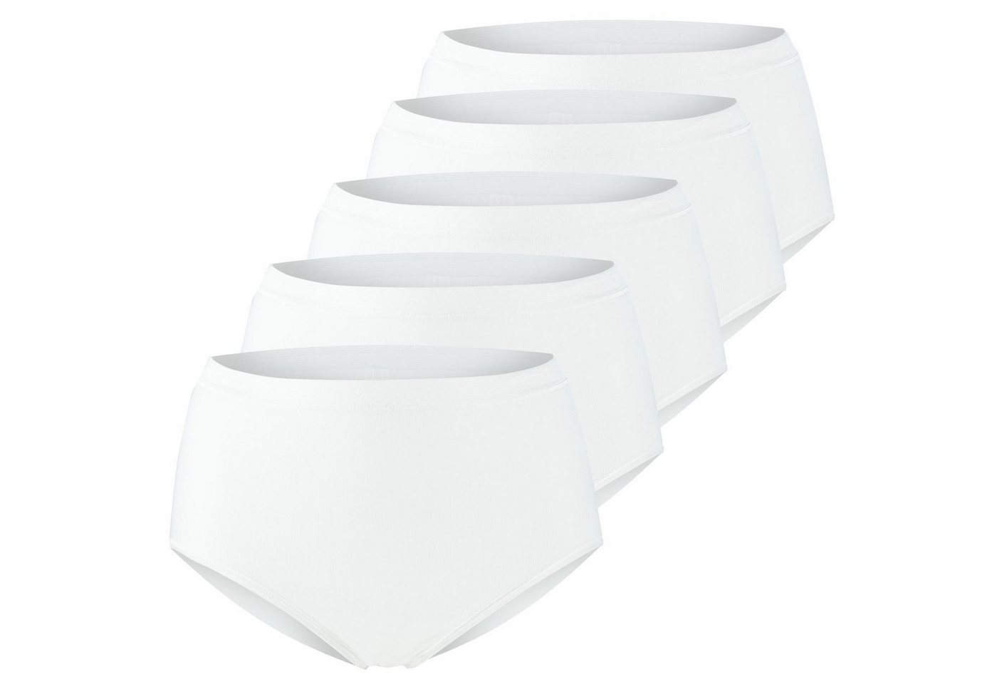 Schöller Slip American Pants (Set, 5-St., 5er Pack) elastische Abschlüsse, Feinripp, edel glänzende Naht von Schöller