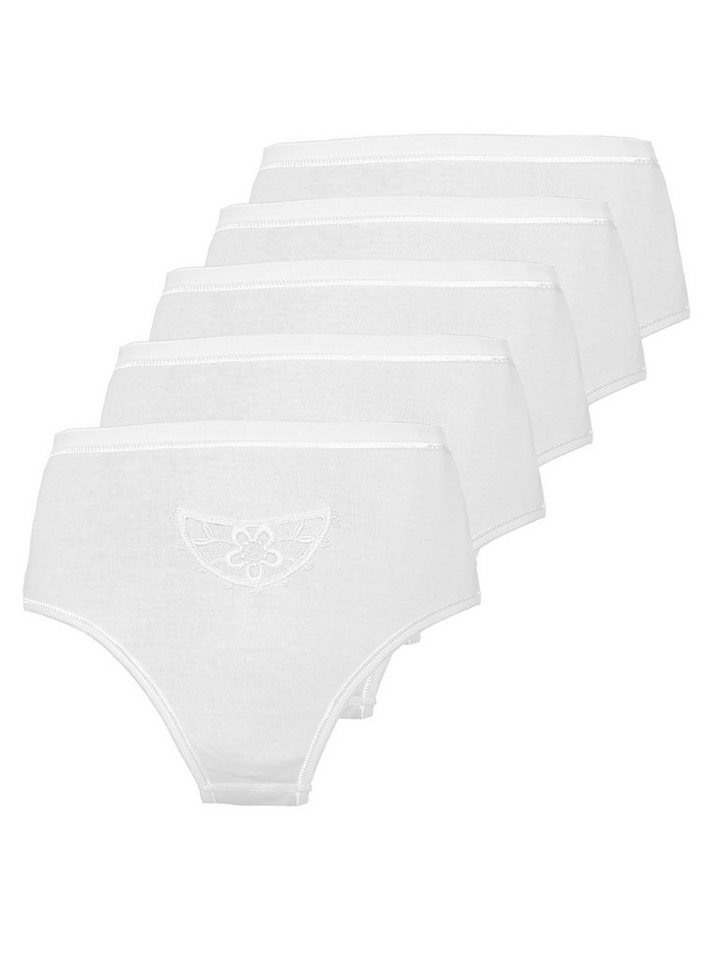 Schöller Taillenslip 5er Pack Damen Taillenslip Baumwolle Supergekämmt (Packung, 5-St) von Schöller