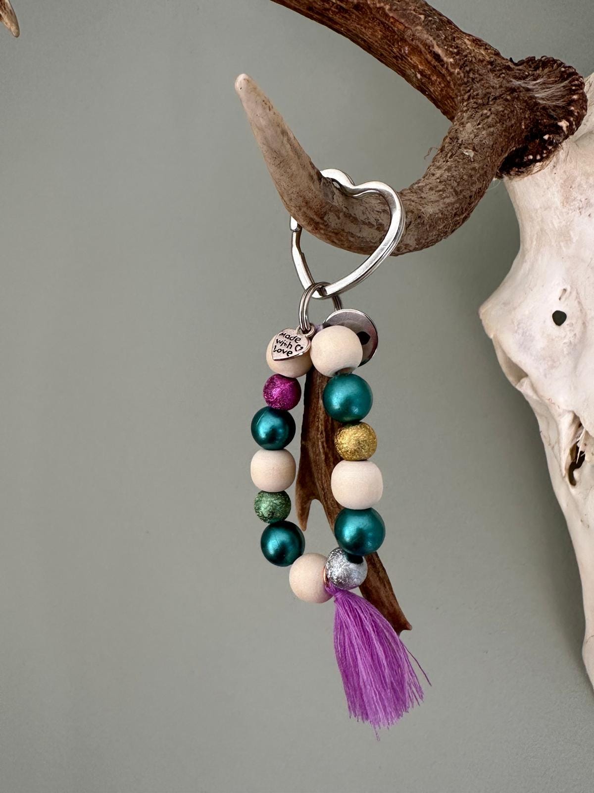 Schlüsselanhänger Reh-Geweih von SchoenWild