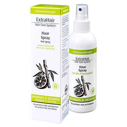 ExtraHair® Haar Spray mit Bio-Pflanzensaft u. Bambusextrakt BDIH (0.2 L) von Schoenenberger