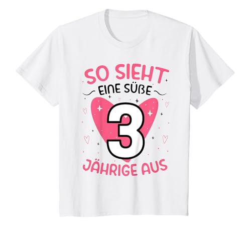 Kinder So sieht eine süße 3 jährige aus! 3ter Mädchen Geburtstag T-Shirt Kinder So sieht eine süße 3 jährige aus! 3ter Mädchen Geburtstag T-Shirt von Schöner 3ter Geburtstag für Mädchen