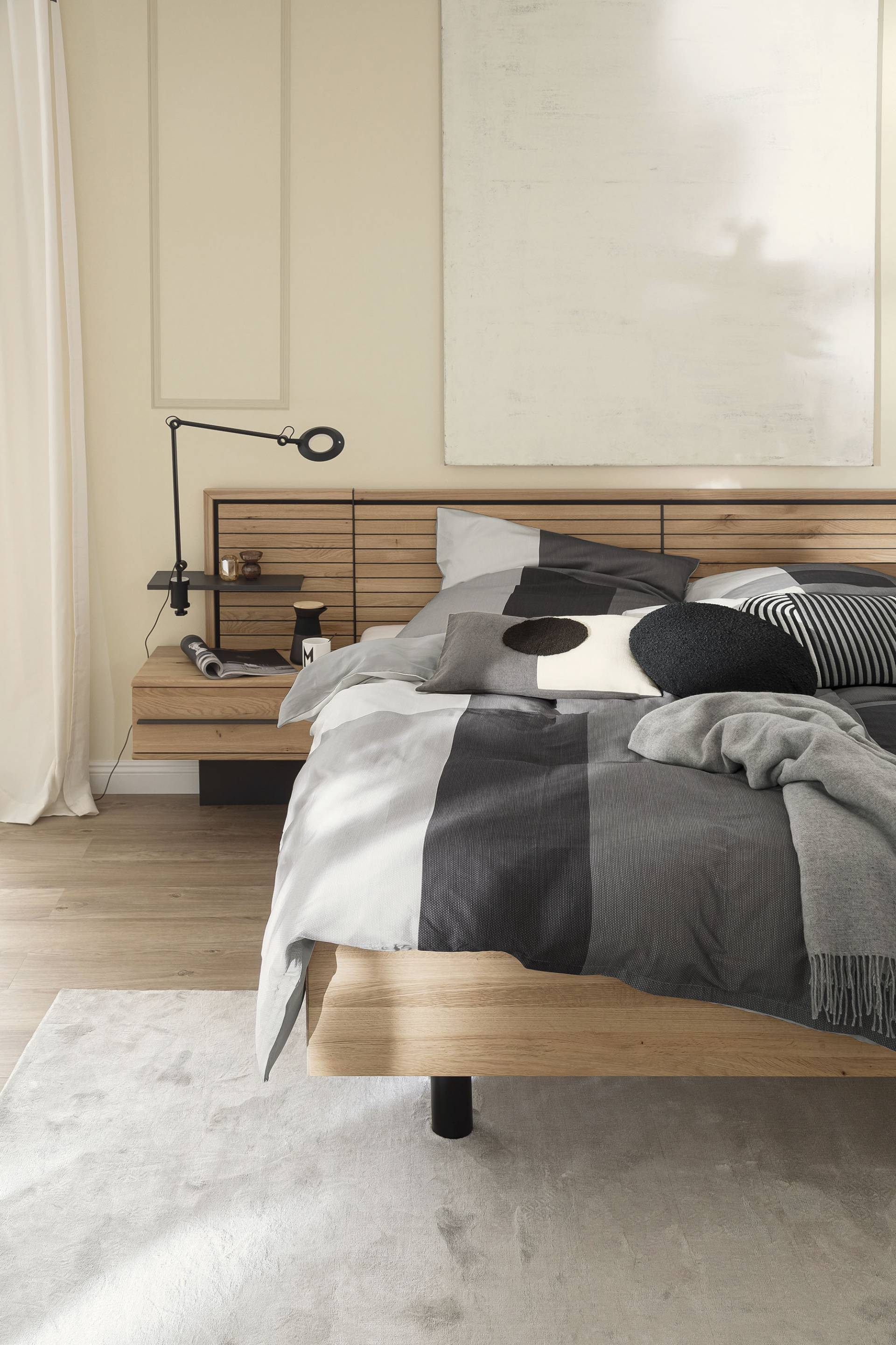 SCHÖNER WOHNEN-Kollektion Bettwäsche "Art" 2 Stk. tlg. aus beständigerer Baumwolle von Schöner Wohnen-Kollektion