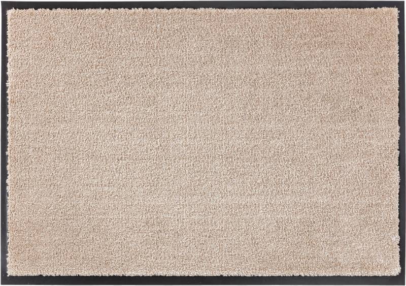 SCHÖNER WOHNEN-Kollektion Fußmatte "Miami Uni" rechteckig 7 mm Höhe Schmutzfangmatte, waschbar von Schöner Wohnen-Kollektion