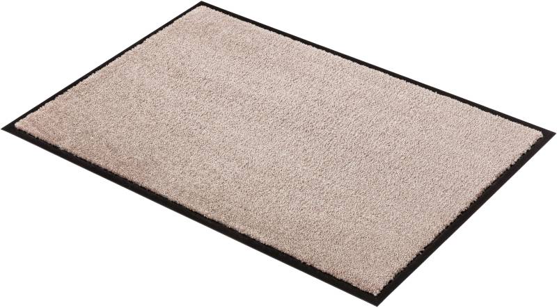 SCHÖNER WOHNEN-Kollektion Fußmatte "Miami Uni" rechteckig 7 mm Höhe Schmutzfangmatte, waschbar von Schöner Wohnen-Kollektion