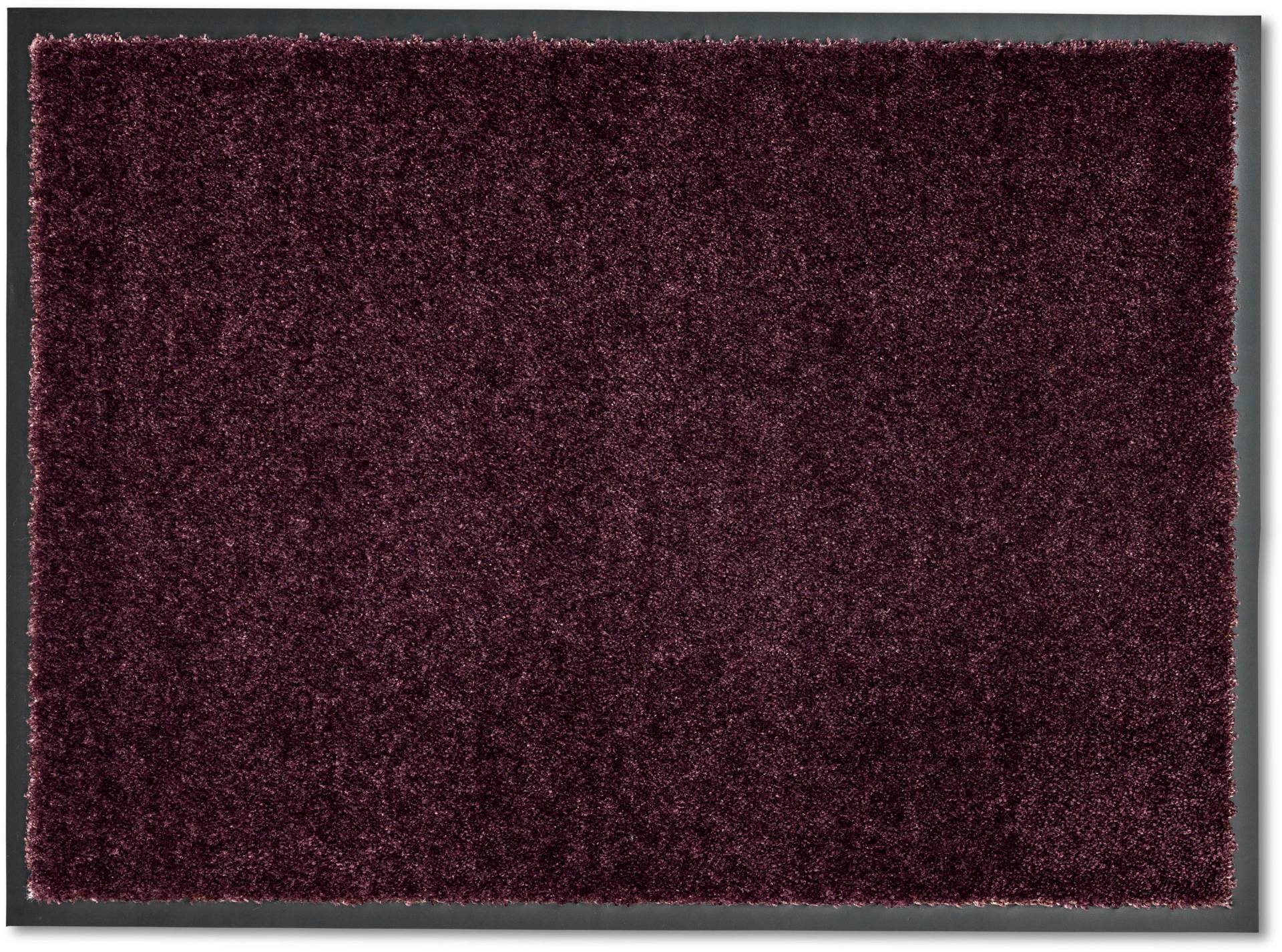 SCHÖNER WOHNEN-Kollektion Fußmatte "Miami Uni" rechteckig 7 mm Höhe Schmutzfangmatte, waschbar von Schöner Wohnen-Kollektion