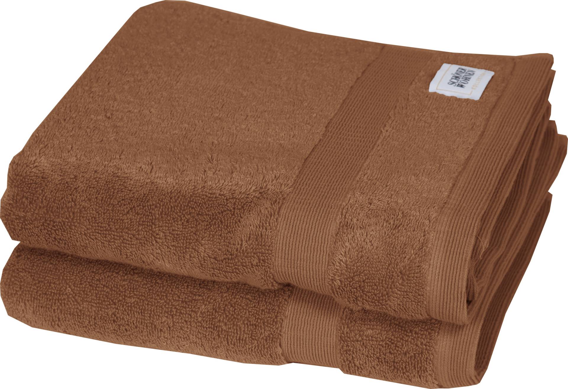 SCHÖNER WOHNEN-Kollektion Handtücher "Cuddly", (2 St., 2er Set Handtücher 30 x 60 cm), schnell trocknende Airtouch-Qualität von Schöner Wohnen-Kollektion