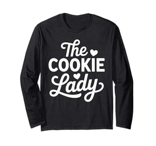 The Cookie Lady Backen Frauen Langarmshirt The Cookie Lady Backen Frauen Langarmshirt von Schokochip Gebäck Bäckerei Damen