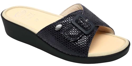 SCHOLL MANGO BROWN Damenschuhe mit Schnalle, blau, 38 EU von Scholl