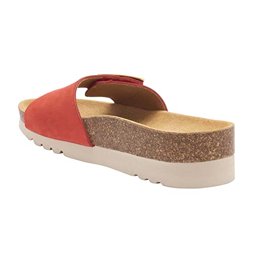 Scholl Damen Monterey Mule Sandale, Red, 39 EU von Scholl