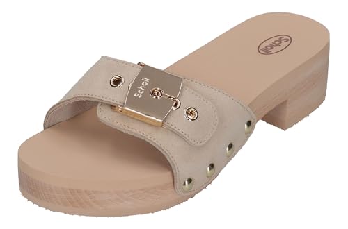 Scholl Damenschuhe - Pantoletten PESCURA Jane - Sand, Größe:38 EU von Scholl