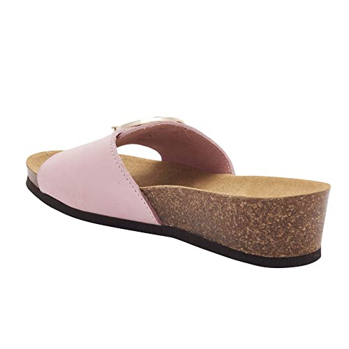 Scholl Damen Amalfi Mule Sandale, Pale Pink, 41 EU von Scholl