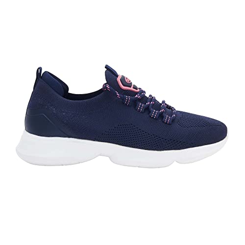 Scholl Damen Camden Sandale, Navy Blue/Fuchsia, 37 EU von Scholl