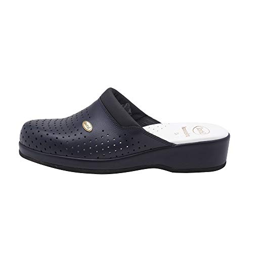 Scholl Damen Clog BACKGUARD Schuh für Medizinisches Fachpersonal, Blau, 42 EU von Scholl