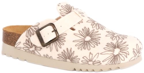 Scholl Damen Dakota Clog, beige, 37 EU von Scholl