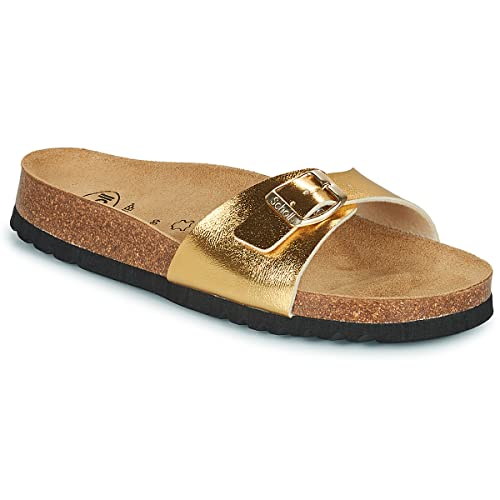 Scholl Damen Estelle Sandale, goldfarben, 37 EU von Scholl