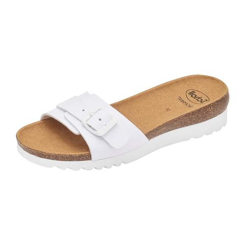 Scholl Damen Ginni Sandalen, Bianco, 38 EU Scholl Damen Ginni Sandalen, Bianco, 38 EU von Scholl