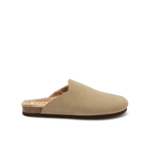 Scholl Damen Jackie Clog Hausschuh, beige, 36 EU von Scholl