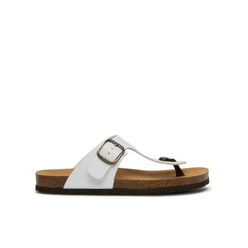 Scholl Damen Jackie Flipflop, Weiß, 40 EU von Scholl