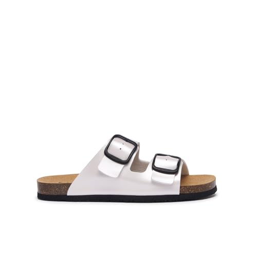 Scholl Damen Jackie Sandale, Silber/schwarz, 40 EU Scholl Damen Jackie Sandale, Silber/schwarz, 40 EU von Scholl