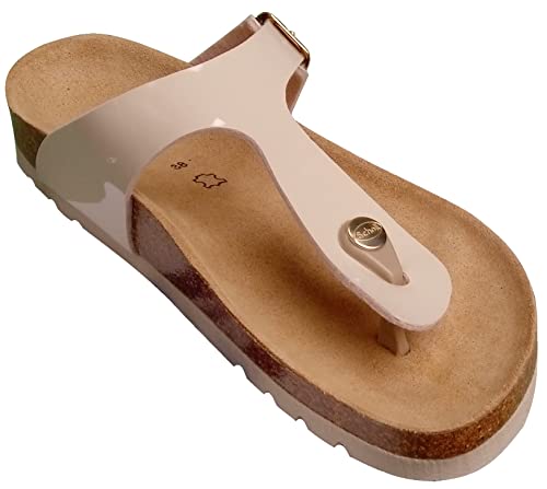 Scholl Damen Nicole Sandale, beige, 40 EU von Scholl