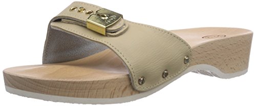 Scholl Damen PESCURA Wedge Clogs, Beige (Sand), 40 EU von Scholl