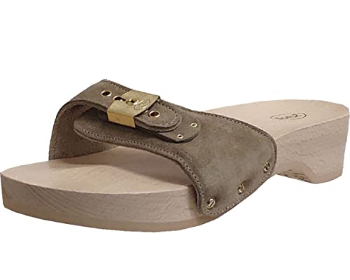 Scholl Damen Pescura Heel Sandale, beige, 38 EU von Scholl