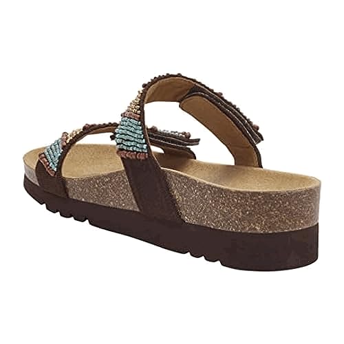 Scholl Damen ZAFIRAH 4.0 Sandale, Brown/Multi, 36 EU von Scholl