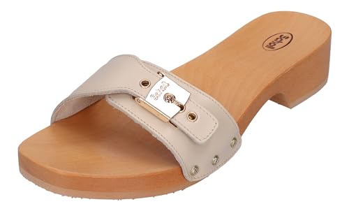 Scholl Damenschuhe - Pantoletten PESCURA Cameron Off White, Größe:39 EU von Scholl